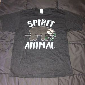 Sloth “Spirit Animal” tee